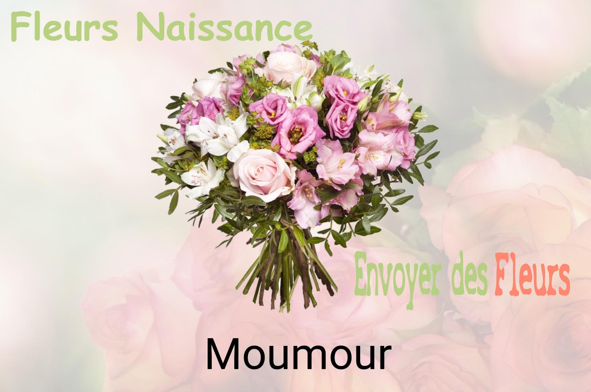 Bouquet de fleurs de naissance livré à Moumour